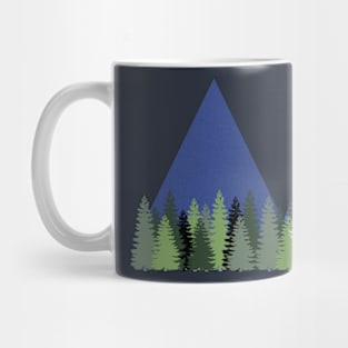 Deer Trees Mountains Mug